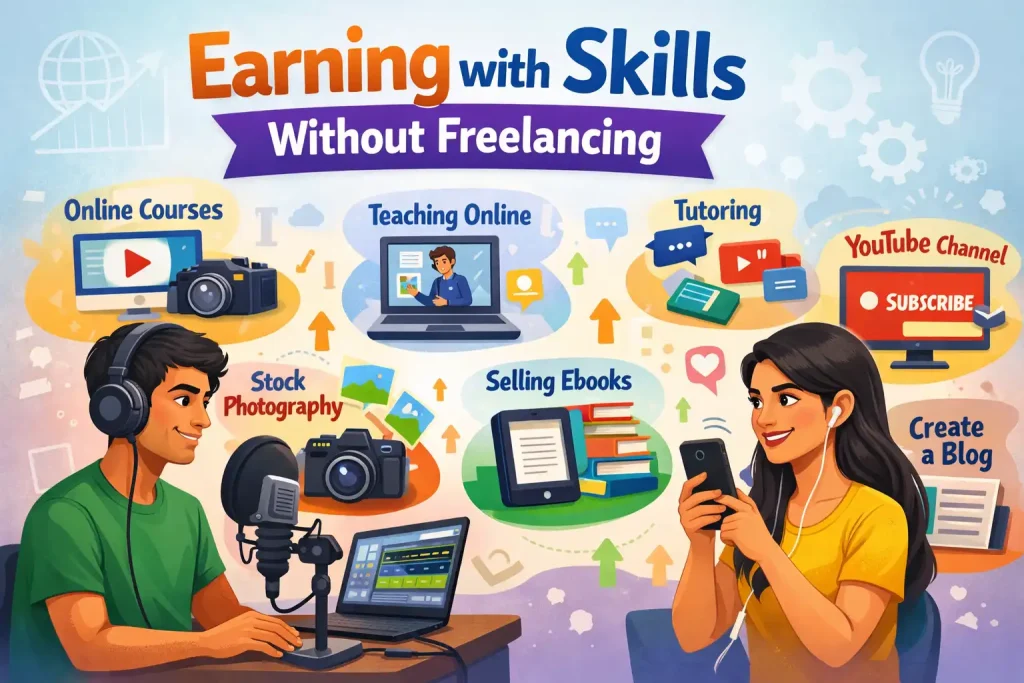 Freelancing chara Skill dia Income