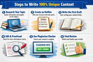100 unique content