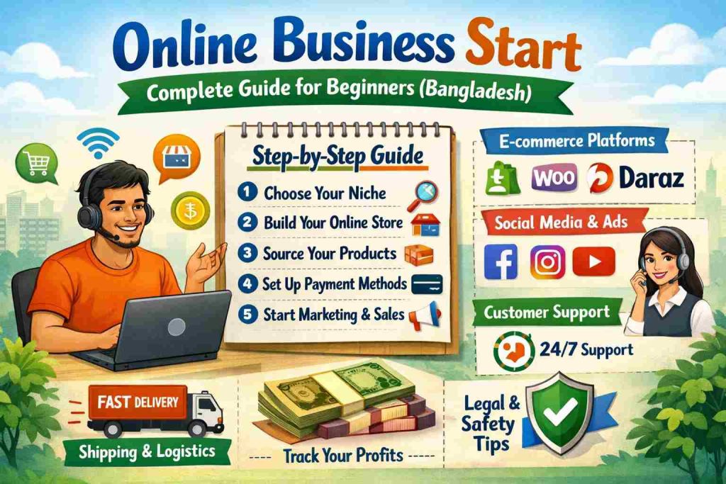 Online Business Start kora Complete