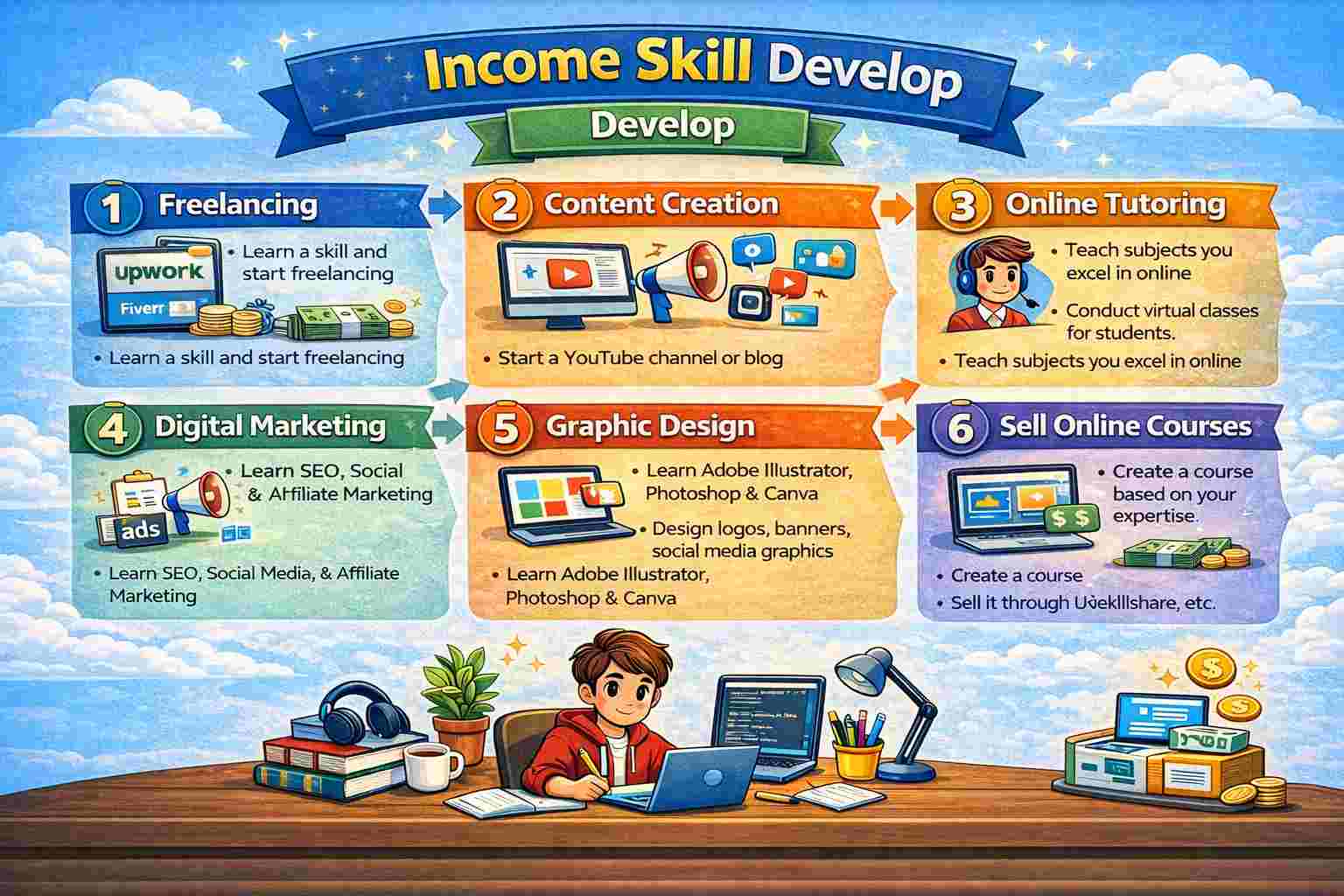 Poranaro pasapasi income skill