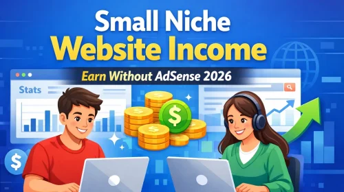 Small niche website income