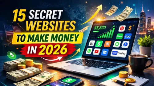 15 secret websites to make money in 2026