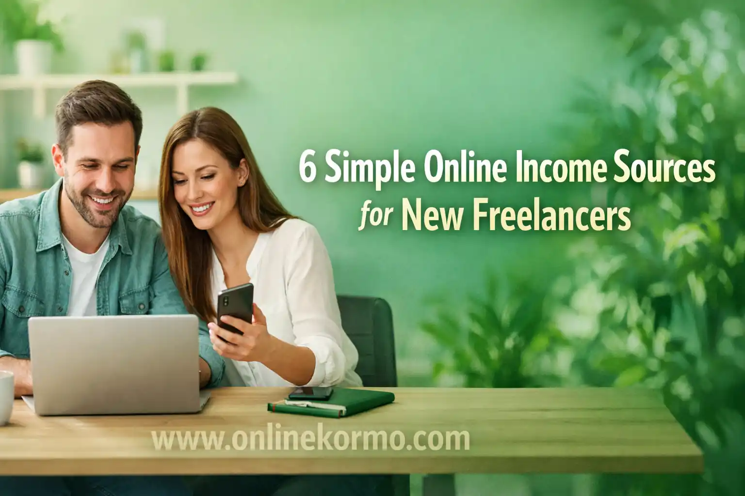6 simple online income sources