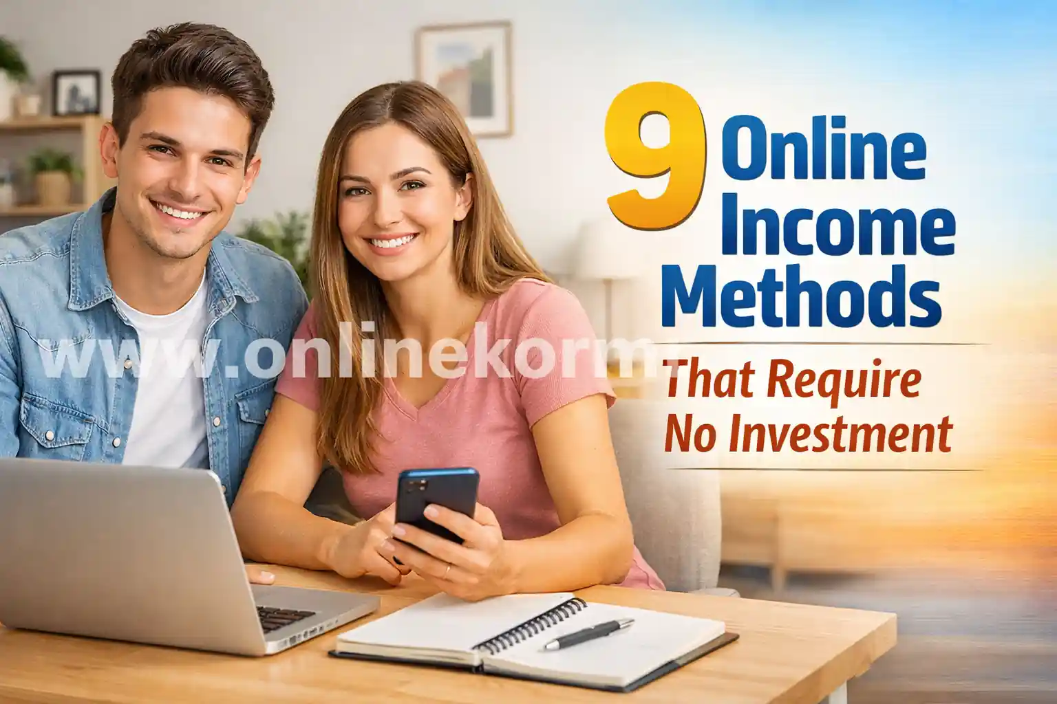 9 online income methods