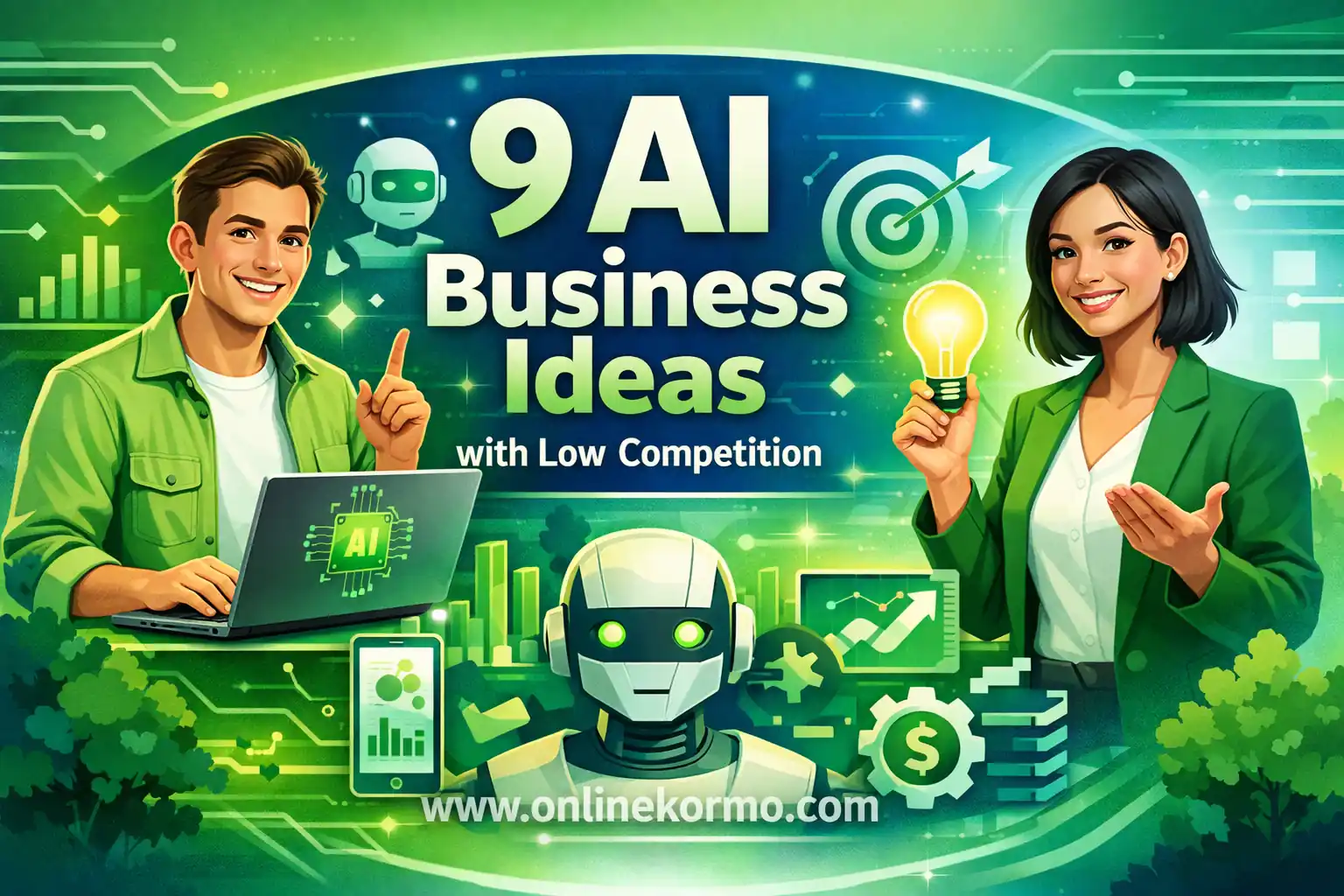 ai business ideas low competition