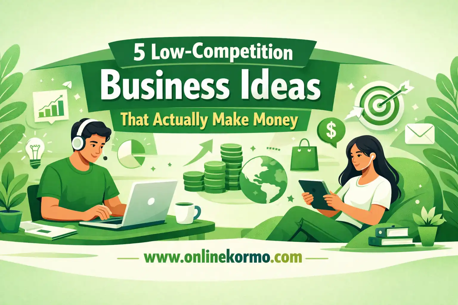 low competition business ideas that make money