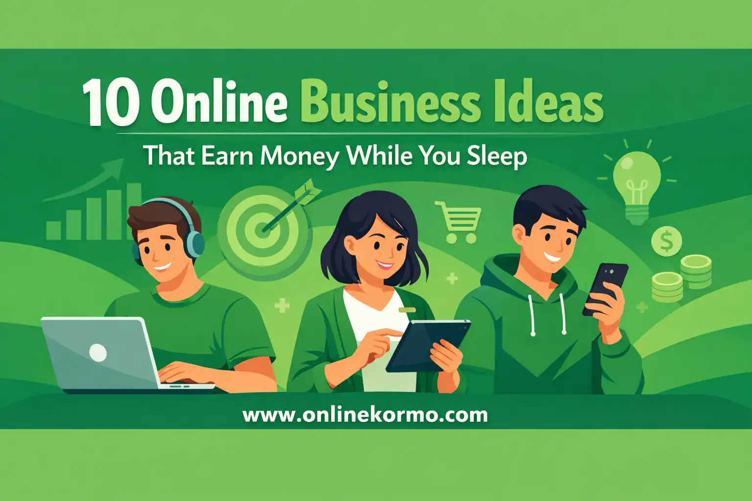 online business ideas earn money while you sleep