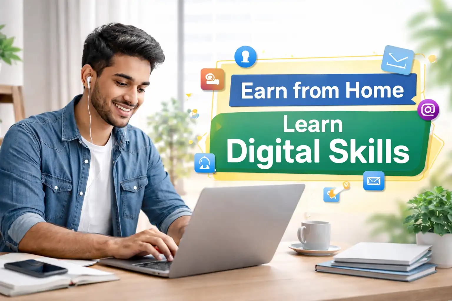 digital skill shikhe ghore boshe inkam