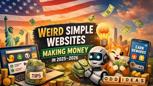 weird simple websites that make money 2025 2026