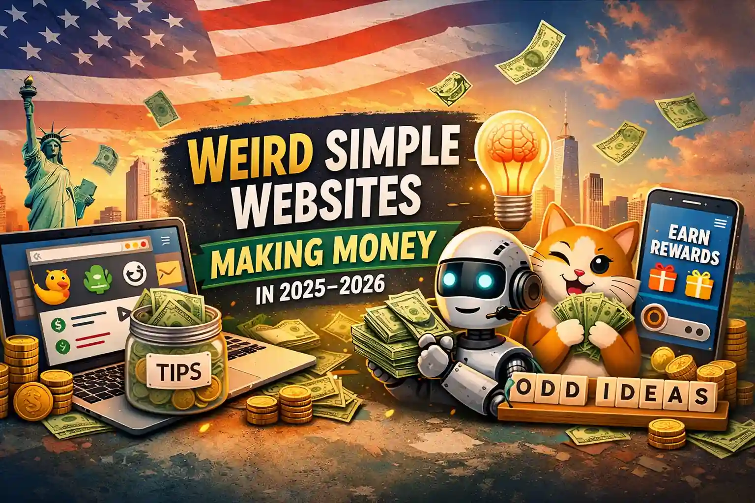 weird simple websites that make money 2025 2026
